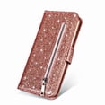 thumbnail image 6 of For Apple iPhone 8/7 Wallet Leather Case Diamond Glitter Bling Zipper Stand Shockproof Cover, 6 of 6