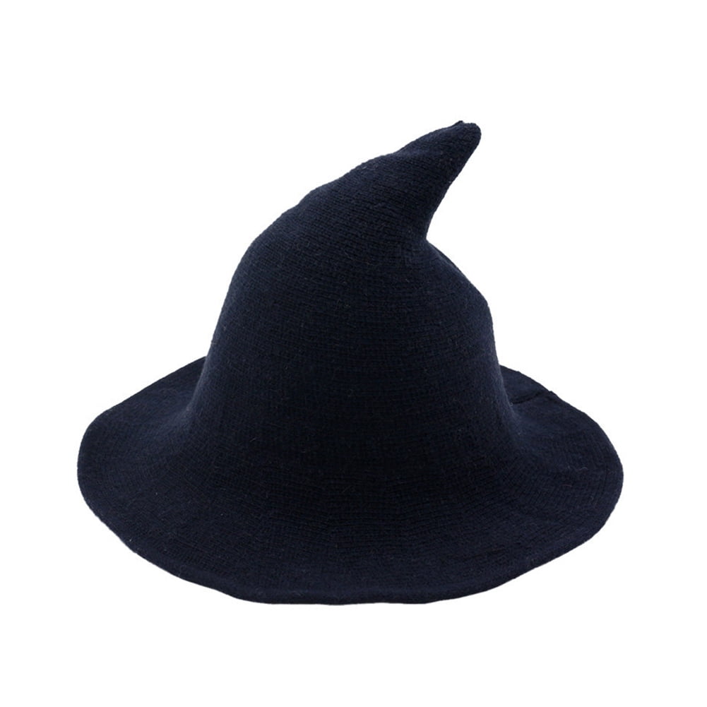 Modern Witch Hat Made From High Quality Sheep Wool Halloween Party Witch Hats