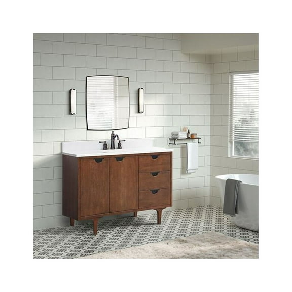 Bellaterra-Home 26 in. Rectangle Framed Mirror in Dark Gray RG Finish