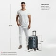 thumbnail image 3 of DUKAP Zonix 20" Lightweight Hardside Spinner Carry on Luggage, 3 of 11