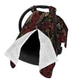 thumbnail image 2 of Balery Fishbone Rose Printed Nursing Cover Breastfeeding Scarf - Baby Car Seat Covers, Infant Stroller Cover, Carseat Canopy for Girls and Boys, 2 of 9