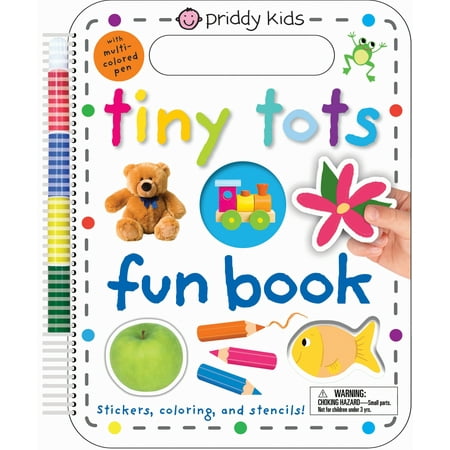 - Tiny Tots Fun Book : Stickers, Coloring, and Stencils! With Multi-Colored Pen