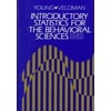 Introductory Statistics for the Behavioral Sciences [Hardcover - Used]