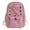Pink, variant on Fashion See Through Mesh Backpack 17.7 Inch Bookbags Heavy Duty Net Bookbag with Elastic Rope & 3D Padded Straps Casual Lightweight Travel Daypacks