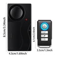 thumbnail image 3 of BotaniNest Universal Vibration Alarm For Scooters Motorcycles With Remote Control And Adjustable Sensitivity, 3 of 6