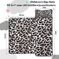 thumbnail image 5 of White and Black Of Leopard Print Toddler Nap Mats for Kids Preschool,Sleeping Mat Bag or Kids,Toddler Sleeping Bag,Toddler Nap Mat or Daycare, 5 of 6