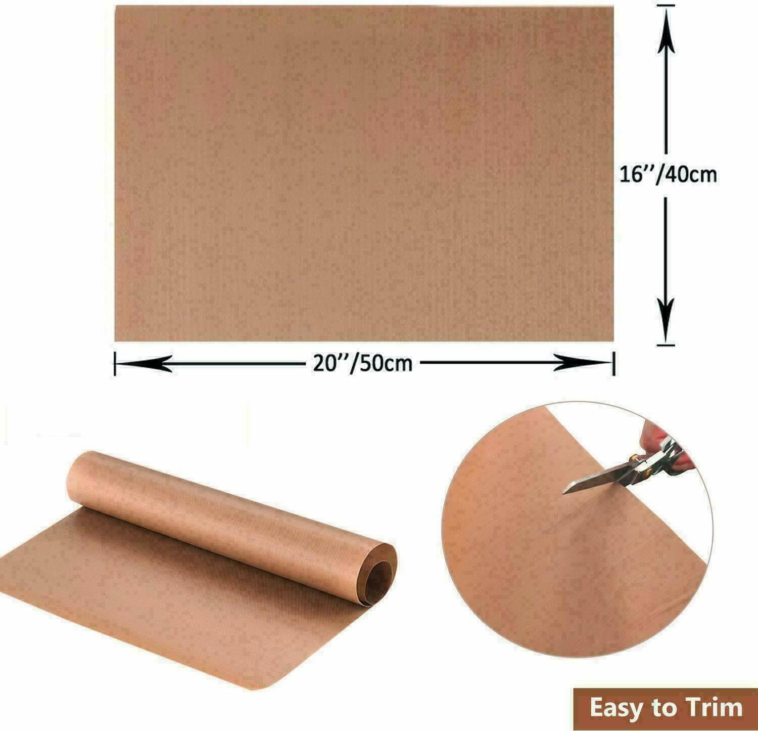 YRYM HT 3 Pack PTFE Teflon Sheet 16 x 20" Heat Press Transfer Sheet Non Stick Transfer Paper