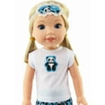 thumbnail image 2 of Panda Bear Pajamas For 14 Inch Dolls, 2 of 2