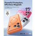 thumbnail image 2 of Funda ESR para iPhone 17 Pro Max con MagSafe, resistente a golpes, color naranja, 2 of 7