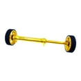 thumbnail image 1 of Aluminum Alloy Bike with Extension Rod Folding Rear Rack Golden, 1 of 8
