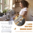 thumbnail image 1 of Rejilla de secado de cuencos de doble capa, escurridor de platos de Metal, ahorro de espacio para taza, plato y cuenco DQrwqpou  Libre de BPA, 1 of 3