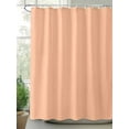 thumbnail image 2 of Shower Curtain Peach Fuzz Pink Shower Curtains for Bathroom, Waterproof Polyester Shower Curtain Set with Hooks, Extra Long 72" x 84" Solid Color, 2 of 6