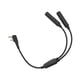 thumbnail image 4 of Adaptador de Radio Walkie Talkie con puerto K de 2 pines macho a U 174/U, Cable de extensión, adaptador de auriculares de repuesto para Baofeng, 4 of 5