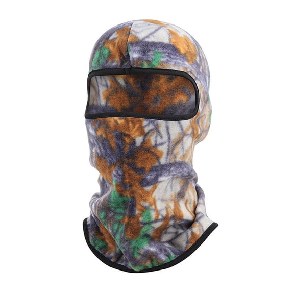 XIAOCHA Men's Camo‑Printed Balaclava , Wind‑Resistant Outdoor Faceguard,Camouflage