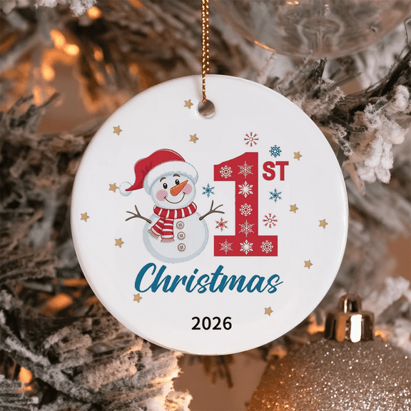 Anniversary Plaque，Commemorating Life's First Attempt，Christmas Tree Decor,Ceramic Ornament,Keepsake Ornament,Married Ornament,Hanging Ornaments,Suitable for Christmas, gift giving