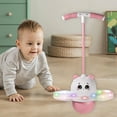 thumbnail image 4 of Pink Jumping Ball With Light Effects For Kids Adults Physical Exercise, 4 of 6
