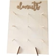 thumbnail image 2 of Decoración de donuts de madera, soporte de pared para donuts, estante para aperitivos, 2 of 5