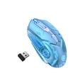 thumbnail image 1 of Monstrate Ratón inalámbrico portátil profesional ajustable 2,4 GHz UPE pie adhesivo 1200/1600/2400/3200DPI ratón de ordenador rosa Cables de computadora Azul, 1 of 6