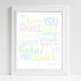 thumbnail image 2 of Gender Neutral Nursery Art I Knew You Before I Formed You in Your Mother's Womb Christian Art Bible Verse Pastel Colors Pink Blue Yellow Green Baby Shower Gift Christening Gift Baptism Gift 11x14, 2 of 2