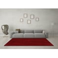 thumbnail image 3 of Ahgly Company Indoor Square Abstract Red Contemporary Area Rugs, 4' Square, 3 of 4