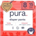 thumbnail image 1 of Pantalones de pañales Pura hipoalergénicos talla 8 (más de 18,6 kg), paquete de 15, 1 of 9