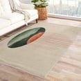 thumbnail image 2 of Minimalist Abstract Area Rug 5x7, Abstract Landscape Rugs for Bedroom, Modern Geometric Carpet, Living Room Rugs Decorations, Stain Resistant Soft Low Pile Machine Washable Rug 8IUp1-239, 2 of 7