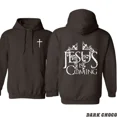 thumbnail image 2 of Christian “Jesus Is Coming” Hoodie – Bold Faith-Based Graphic Pullover for Men and Women, Perfect for Church, Worship, and Everyday Wear, 2 of 6