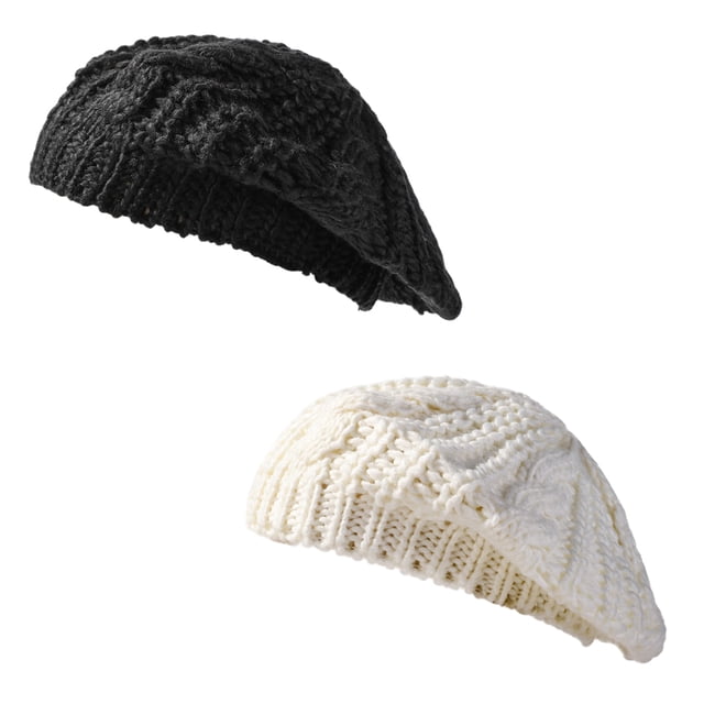 2 piezas de gorras de repartidor de periódicos a cuadros para mujer, gorros octogonales vintage, boinas, gorro de hueso para mujer, gorros de artista tejidos para invierno y otoño, gorro