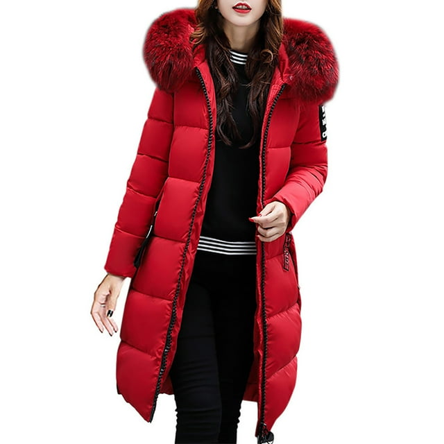 Pompotops Femme Uni Décontracté Plus Épais Hiver Mince Duvet Veste Emmy Manteau Pardessus