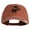 Red, variant on US Marine Corps Seal Embroidered Washed Solid Pigment Dyed Cotton Twill Brass Buckle Cap - Red OSFM