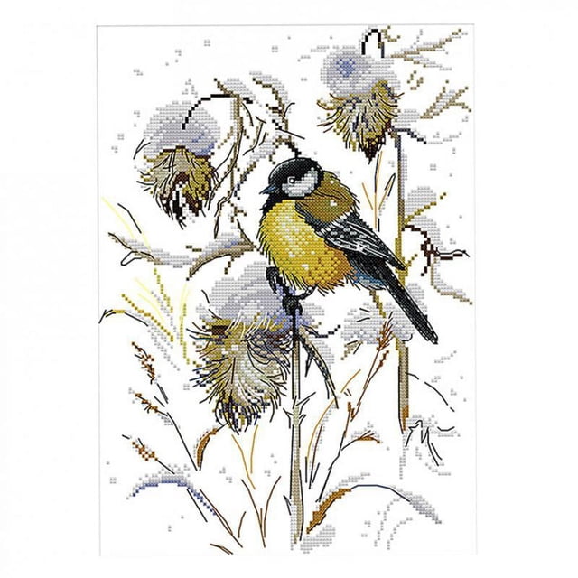 simhoa Stamped Cross Stitch Pre - Printed Pattern Embroidery 36 x 48cm 11CT