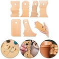 thumbnail image 7 of Pottery Foot Shaper Tools Pottery Trimming Tools Pottery DIY Gadget Lot S3, 7 of 7