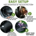 thumbnail image 3 of Zone Tech Inflatable Air Bed Car Mattress with Air Pump, Travel Pillow & Carrying Pouch, 3 of 10