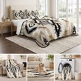 thumbnail image 6 of Twin Quilt Set 68''x86'', Boho Black Brown Lightweight Summer Bedspread Coverlet Set with 2 Pillow Shams, Southwestern Geometric Ethnic Retro Breathable All Season Quilt Bedding for Dorm/Bedroom, 6 of 9