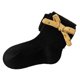 thumbnail image 2 of Pantimedias para niños Color puro Lindo dulce Bowknot Medias cálidas para niñas Medias con patas para baile diario Negro S; para altura 75‑85 cm/29,5‑33,5 pulgadas, 2 of 5