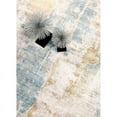 thumbnail image 5 of Pasargad Home Mirage 4' x 6' Hand-Loomed Bamboo Silk Blue/Gold Rug - All Ages, Indoors, 5 of 6