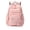 Pink, variant on Multi-Pocket Casual Backpack, Large Capacity Travel Daypack, Fashion Utility Rucksack, Adjustable Strap Carry Backpack, Water Resistant Knapsack, Accessory Pouch Included Backpack