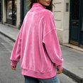 thumbnail image 5 of Azrian Women’s Turtleneck Pullover Top,Loose Fit Long Sleeve Sweatshirt Sizes S-2XL, 5 of 6