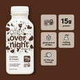 thumbnail image 4 of (10 pack) Oats Overnight Cookies & Cream Protein Overnight Oatmeal Shake, 2.2 oz, 1 Count, 4 of 12