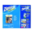 thumbnail image 6 of Ziploc® Big Bags, Large, Secure Double Zipper, 5 ct,  Expandable Bottom, Heavy-Duty Plastic, Built-In Handles, Flexible Shape to Fit Where Storage Boxes Can't, 6 of 8