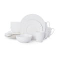 thumbnail image 3 of Pfaltzgraff® Flamingo 16-Piece Dinnerware Set Porcelain White, 3 of 9