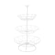 thumbnail image 2 of Soporte de cuenco de cesta de almacenamiento de frutas Macarena 3 niveles blanco, 2 of 8