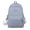 Z40-Light Blue, variant on Cute Solid Color Backpack With Plush Bear Pendant Lightweight Waterproof Multi Pocket Casual Back To School Bookbag For Teen Travel