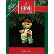 Hallmark Keepsake Ornament Tender Touches Collection Fanfare Bear 1991