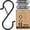 Black, variant on 12 PCS S Hooks for Hanging with Safety Buckle, 3.5 inch Heavy Duty Metal S Shaped Hooks for Kitchen Utensil, Cups, Pots, Plants, Bags, Hats (Black)