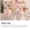 thumbnail image 2 of Moyic Decoraciones navideñas de muñecos de ángeles, decoración colgante de vacaciones, diseño de escena Adorable, colgante de árbol de Navidad Kits de decoración para fiestas Gris Moyic HA069659-04, 2 of 6