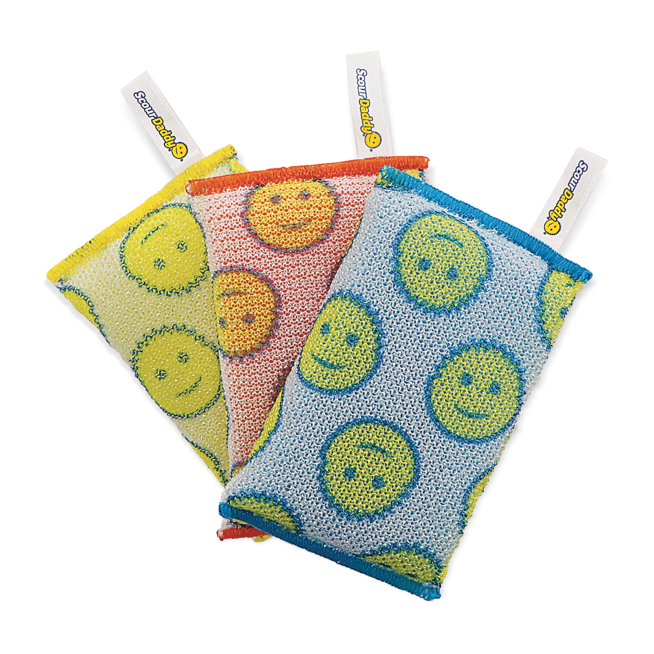 Scrub Daddy Heavy Duty Scour Daddy Scour Pads American Version, 3 Pack