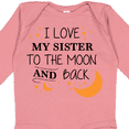 thumbnail image 4 of Inktastic I Love My Sister To The Moon and Back Boys or Girls Long Sleeve Baby Bodysuit, 4 of 5