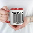 thumbnail image 5 of CafePress - Human Barcode Mug - 11 oz Ceramic Mug - Novelty Coffee Tea Cup, 5 of 6