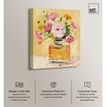 thumbnail image 2 of Perfume Pastel Flowers Canvas Glamorous Feminine Wall Art by Art Remedy, Gallery Wrapped, 24" x 30", 2 of 7